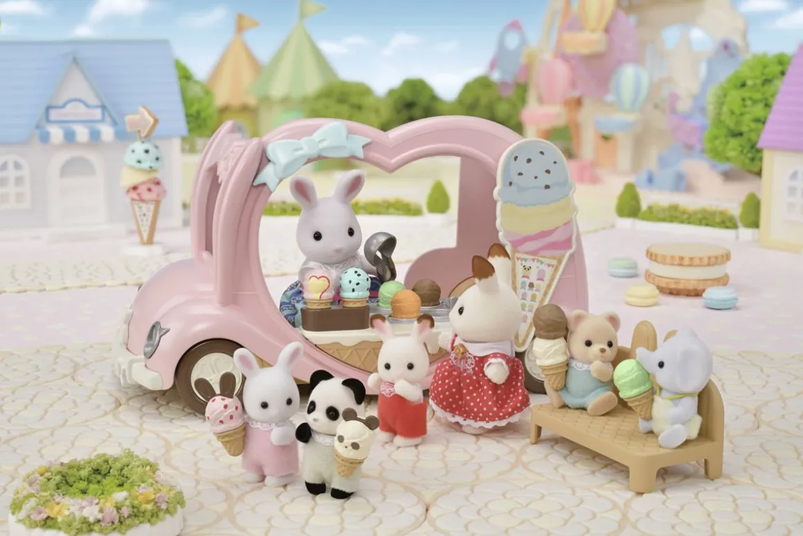SYLVANIAN FAMILIES JÄÄTELÖAUTO