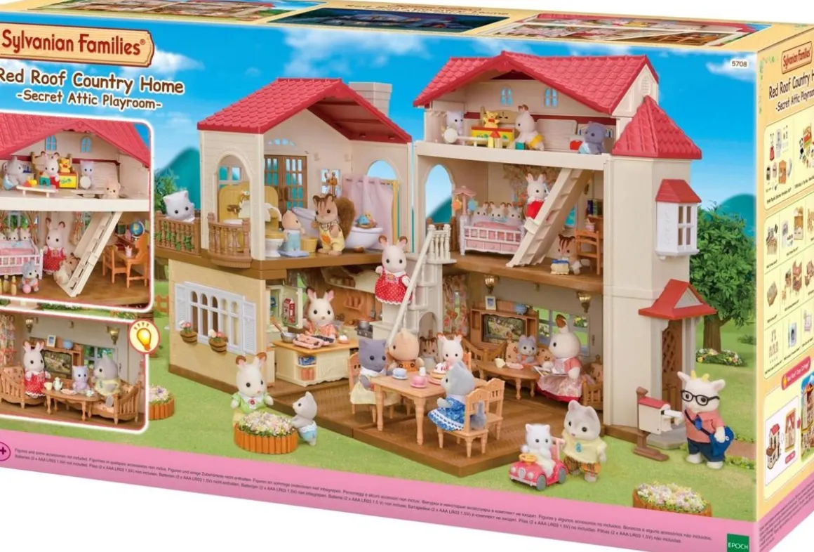 SYLVANIAN FAMILIES KAUPUNKITALO ULLAKOLLA 3- KERROSTA