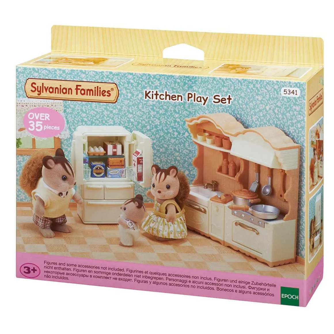 SYLVANIAN FAMILIES MAALAISTALON KEITTIÖ JÄÄKAAPILLA