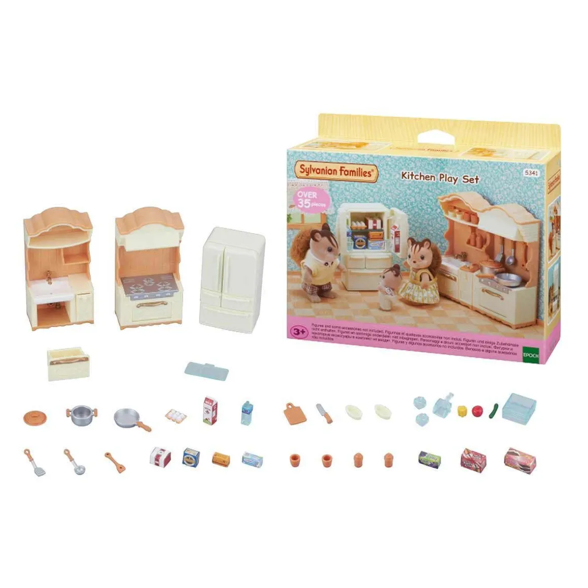 SYLVANIAN FAMILIES MAALAISTALON KEITTIÖ JÄÄKAAPILLA