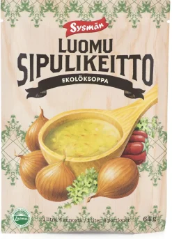 SYSMÄN LUOMU SIPULIKEITTO  64 G