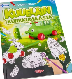 TACTIC KUUELÄIN KURKKUMAASTA VÄRITYSKIRJA