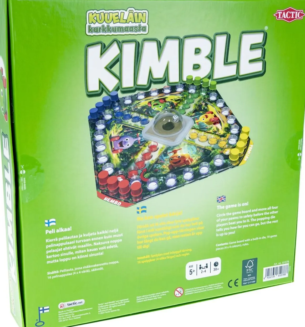 TACTIC KUUELÄIN KURKKUMAASTA KIMBLE LAUTAPELI