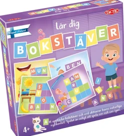 TACTIC LÄR DIG BOKSTÄVER BRÄDSPEL PÅ SVENSKA