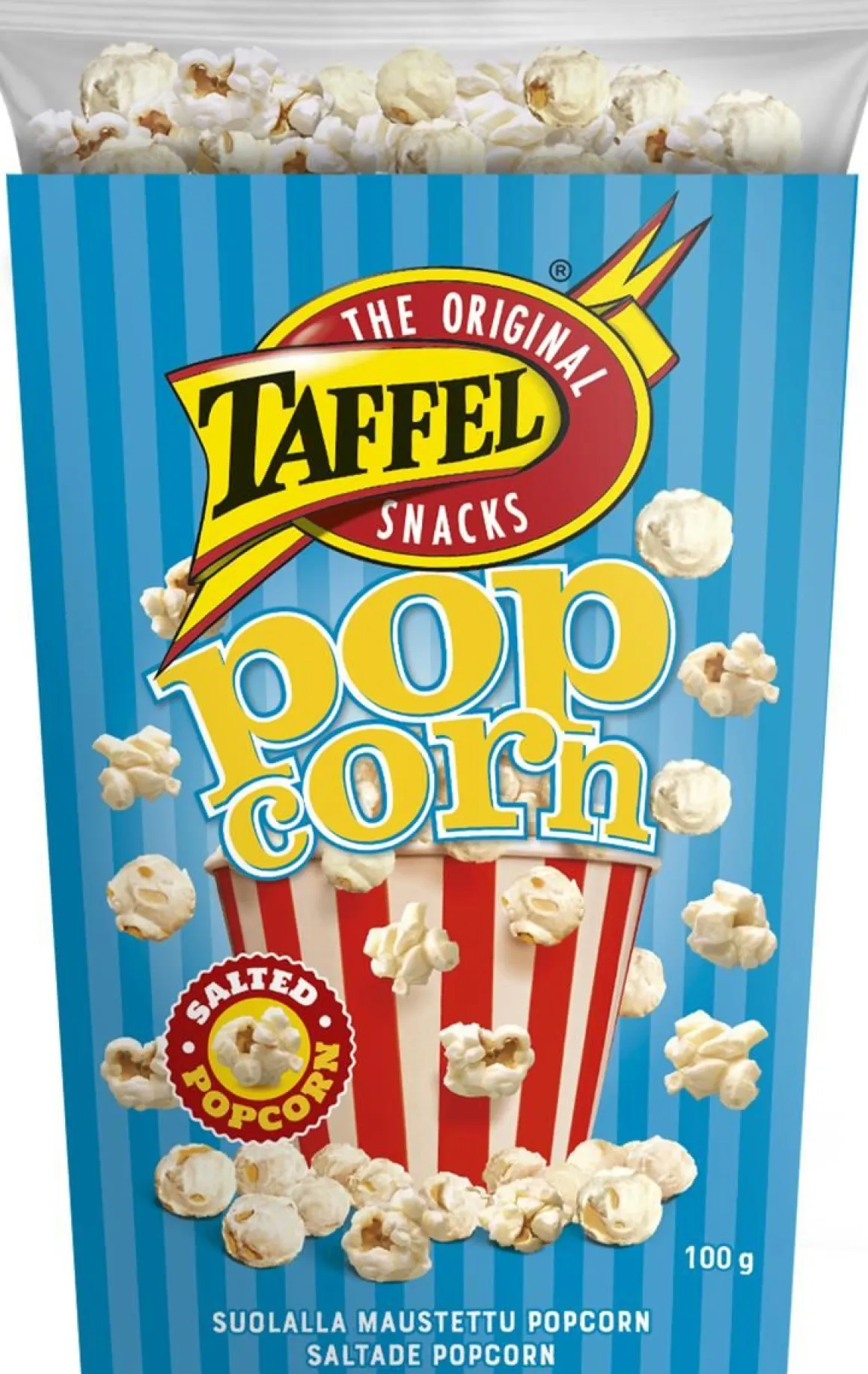 TAFFEL POPCORN SALT 100 G