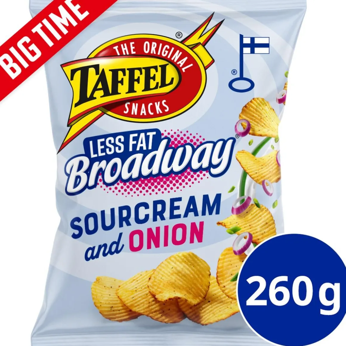 TAFFEL BROADWAY LESS FAT MAUSTETTU SIPSI 260 G