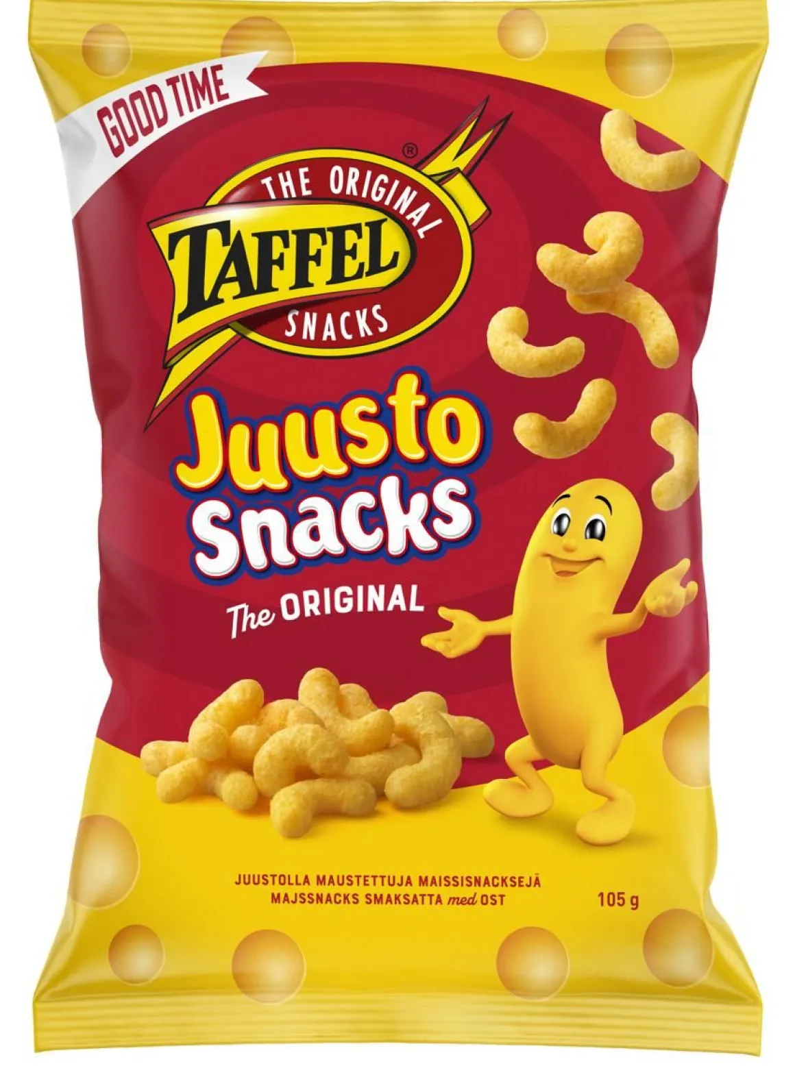 TAFFEL JUUSTOSNACKS 105 G