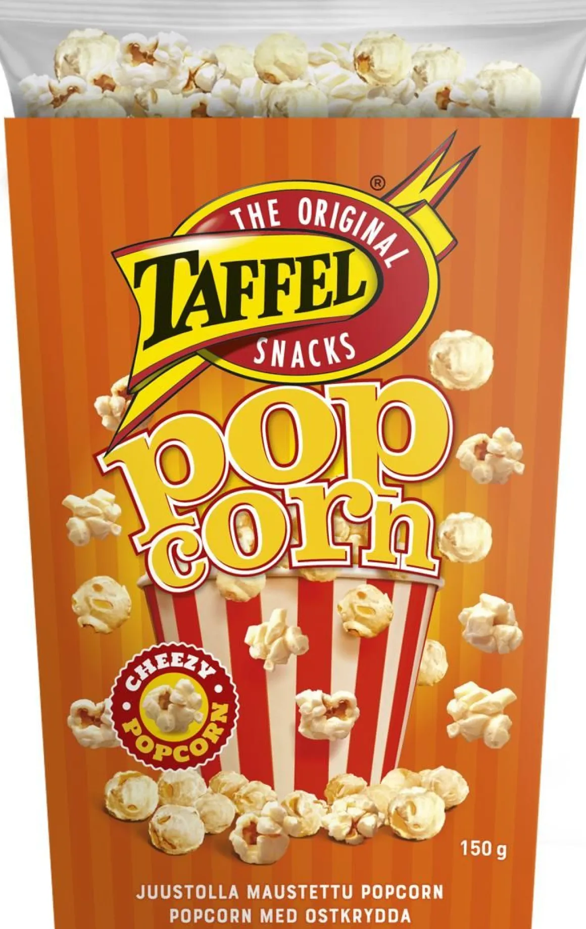 TAFFEL POPCORN CHEESE 150 G