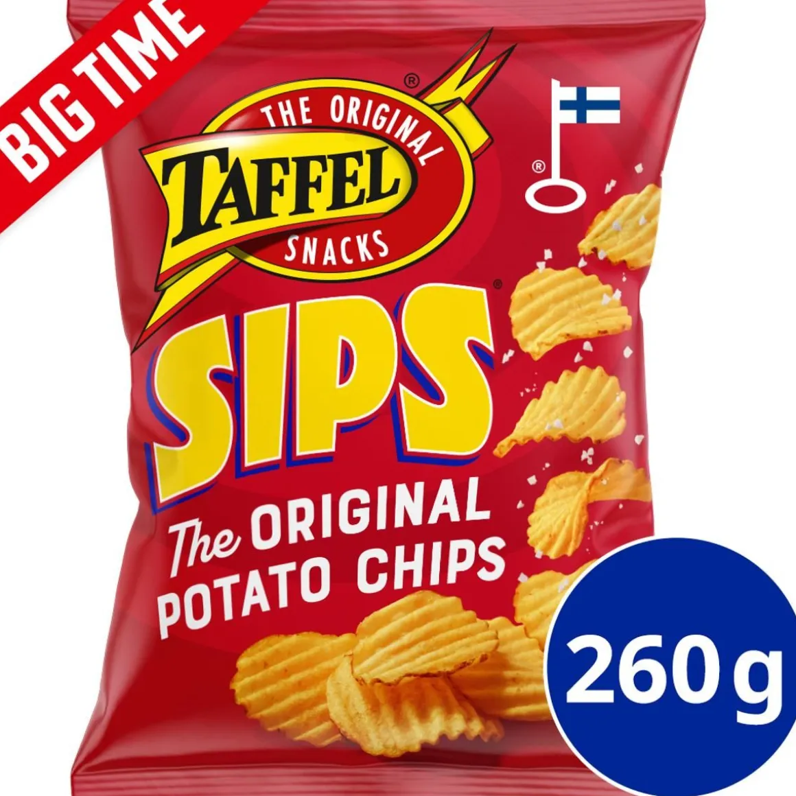 TAFFEL SIPS POIMU SUOLATTU POIMUPERUNALASTU 260 G