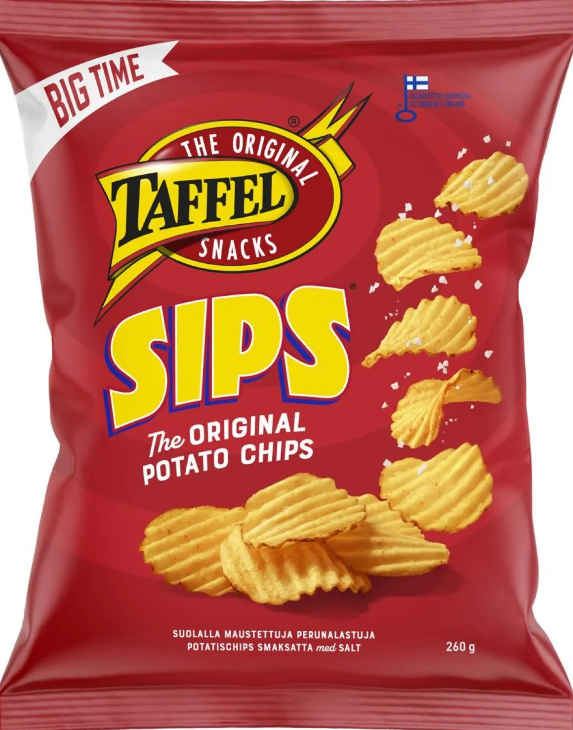TAFFEL SIPS POIMU SUOLATTU POIMUPERUNALASTU 260 G
