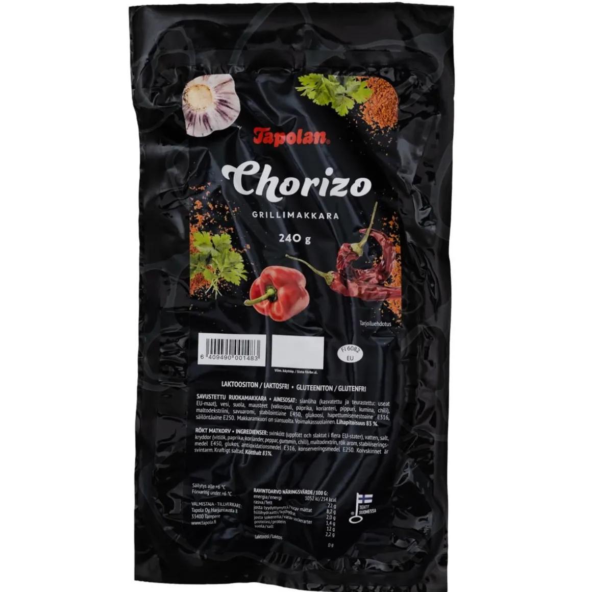 TAPOLA GRILLIMAKKARA CHORIZO 240 G