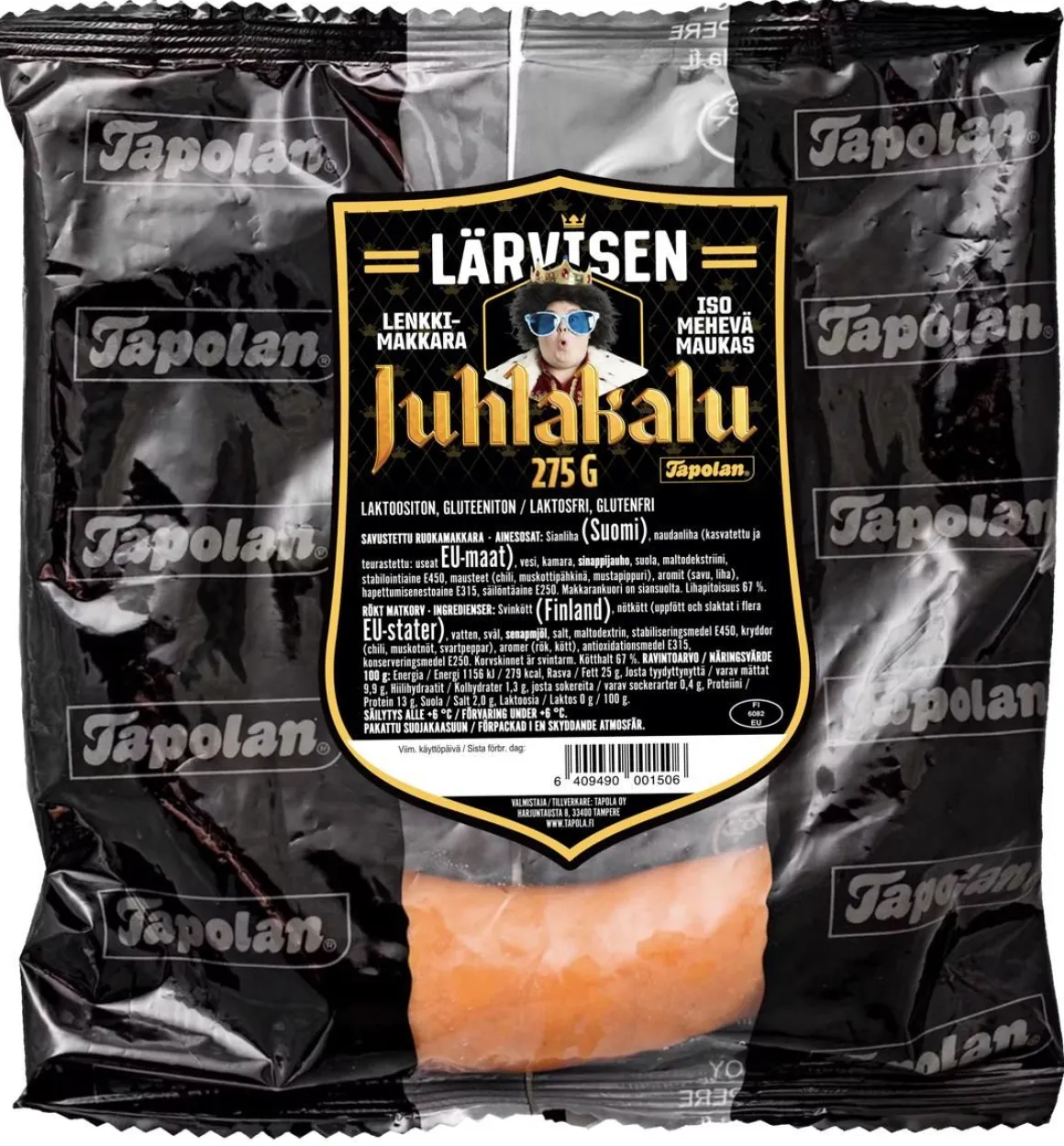TAPOLA LÄRVISEN LERSSI LENKKIMAKKARA JUHLAKALU 275 G