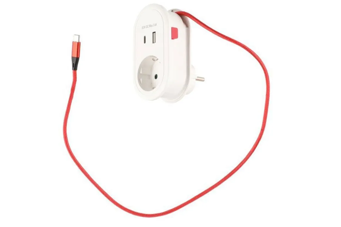 TARMO USB-LATURI LATAUSKAAPELILLA 3,4 A