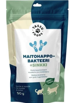 TASSU FOODS MAITOHAPPOBAKTEERI + SINKKI 50 G