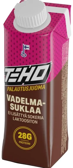 TEHO PALAUTUSJUOMA VADELMA- SUKLAA 330 ML