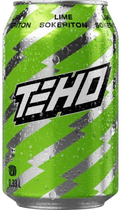 TEHO ENERGIAJUOMA SOKERITON LIME TLK 330 ML