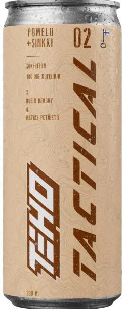 TEHO ENERGIAJUOMA TACTICAL POMELO + SINKKI TLK 330 ML