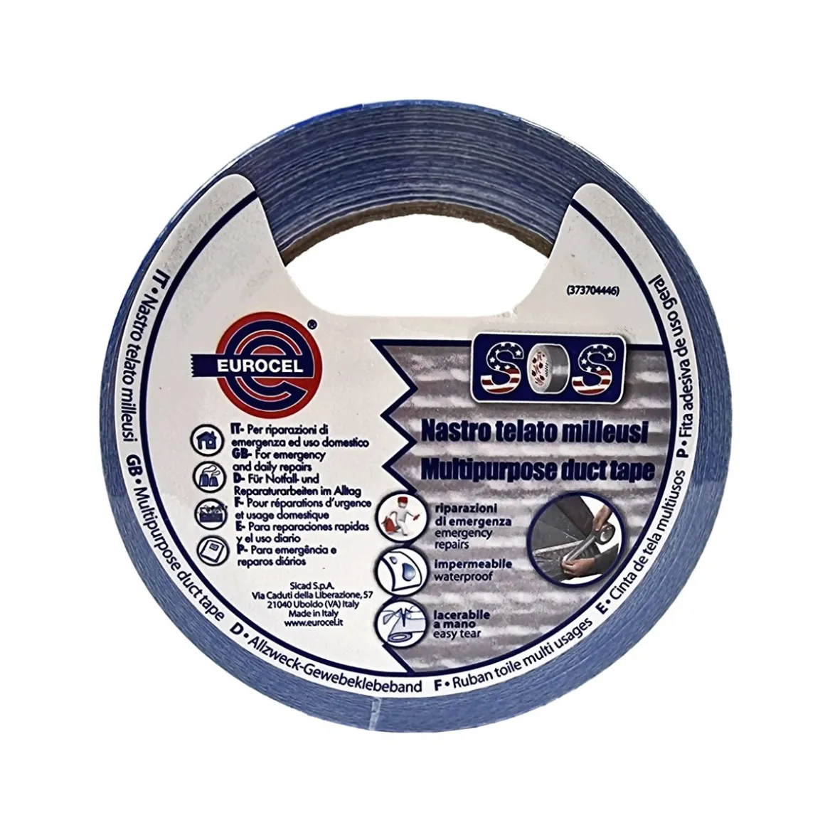 TELPAK KORJAUSTEIPPI 50MM X 25M SININEN
