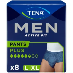 TENA MEN ACTIVE FIT PANTS LARGE 8 KPL 8 KPL