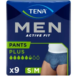 TENA MEN ACTIVE FIT PANTS MEDIUM 9 KPL 9 KPL