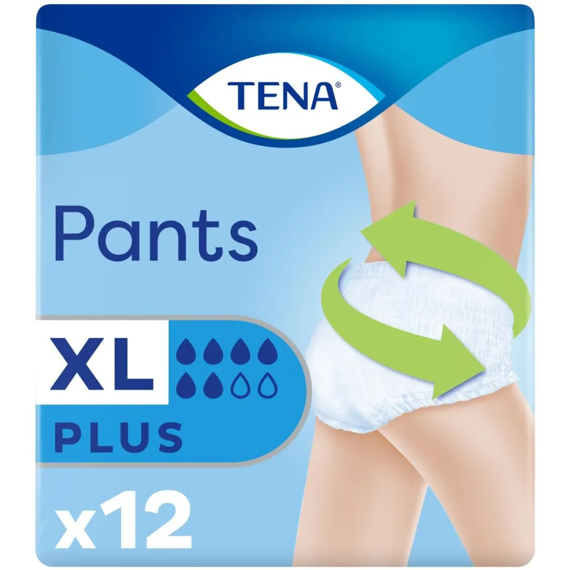TENA PANTS PLUS XL 12 KPL