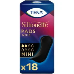 TENA SILHOUETTE NOIR MINI SIDE 18 KPL