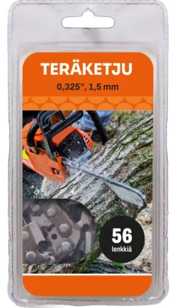 TERÄKETJU 0,325, 1,5MM 56 LENKKIÄ