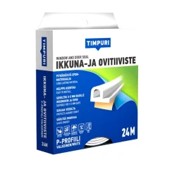 TIMPURI IKKUNA- JA OVITIIVISTE P 24M VALKOINEN 24 M