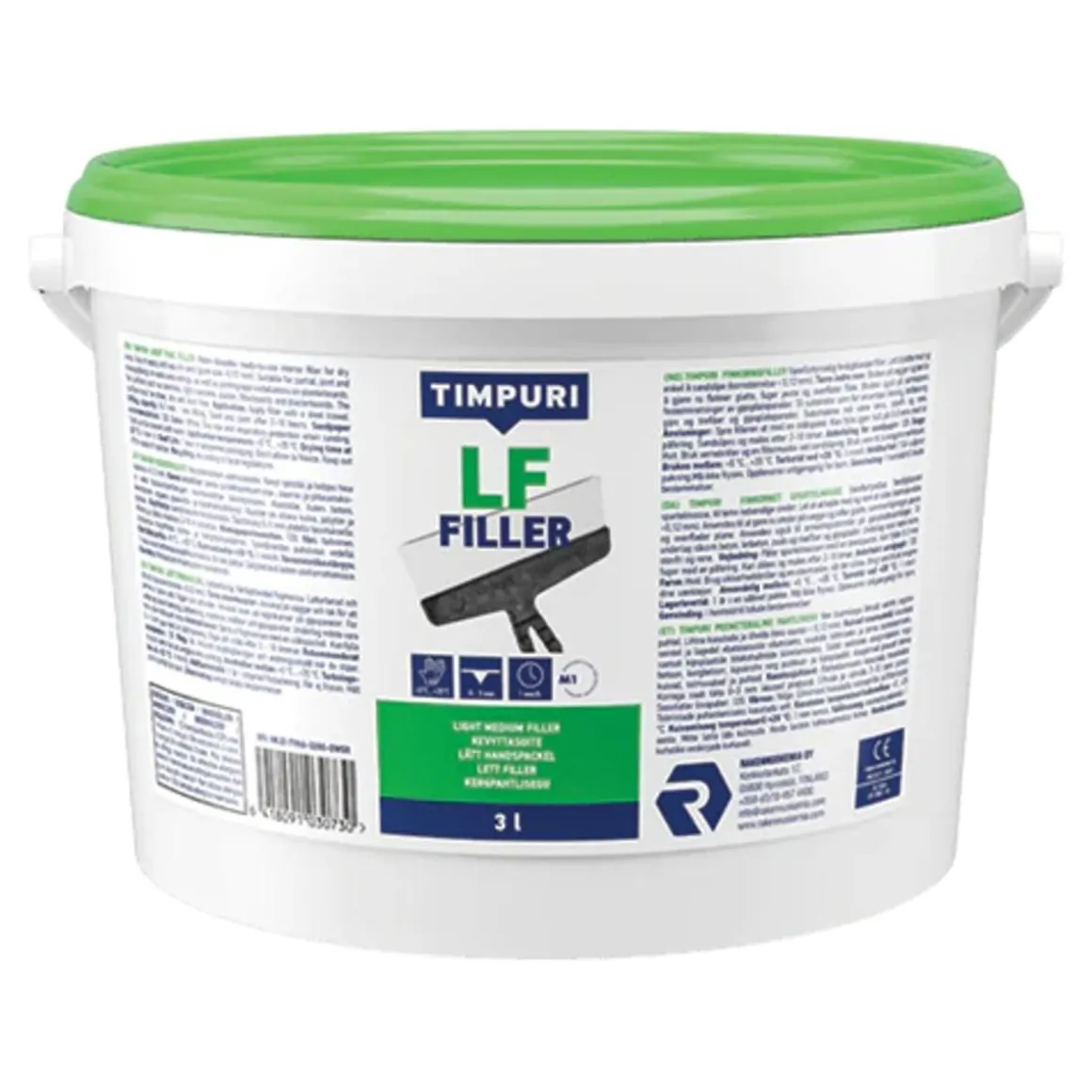TIMPURI FILLER LF HIENOTASOITE VALKOINEN 3 L
