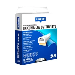 TIMPURI IKKUNA- JA OVITIIVISTE D 24M VALKOINEN 24 M