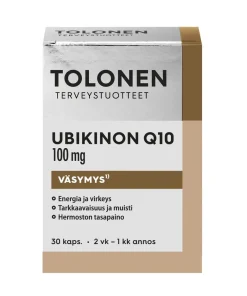 TOLOSEN UBIKINON 100MG 30 KPL