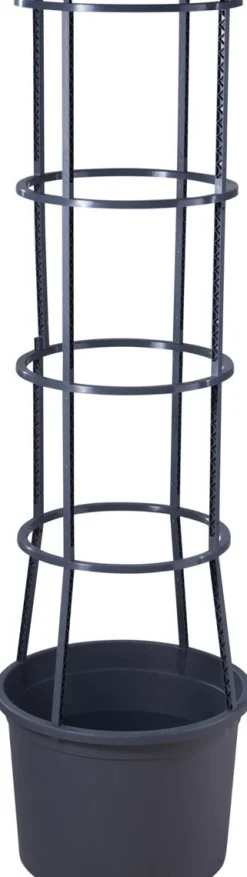 TOMAATTIRUUKKU 40X132CM METALLIA MUSTA