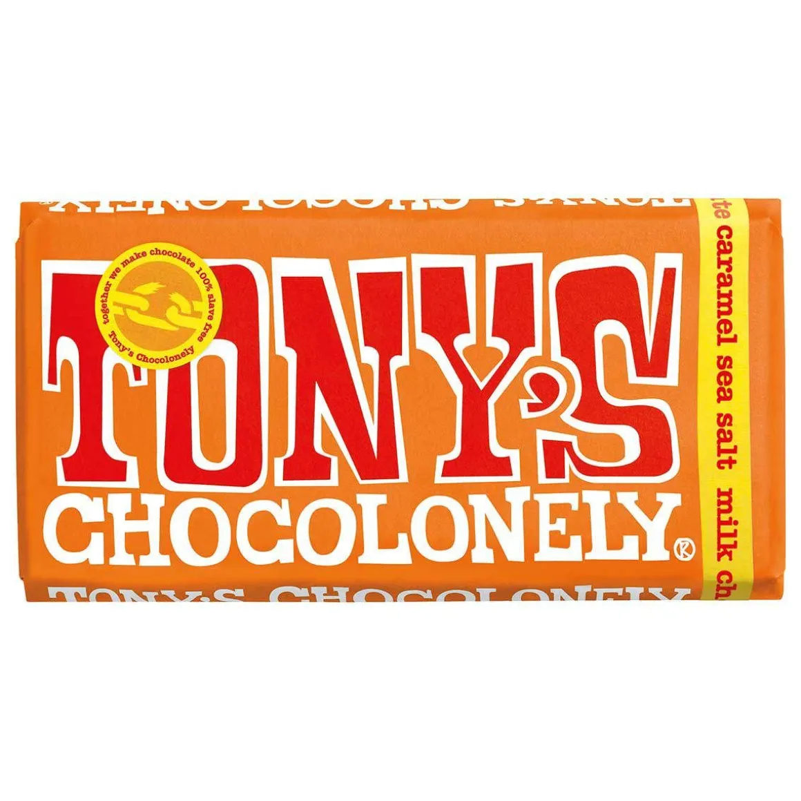 TONY'S CHOCOLONELY MILK CARAMEL SEA SALT MAITOSUKLAA 180 G