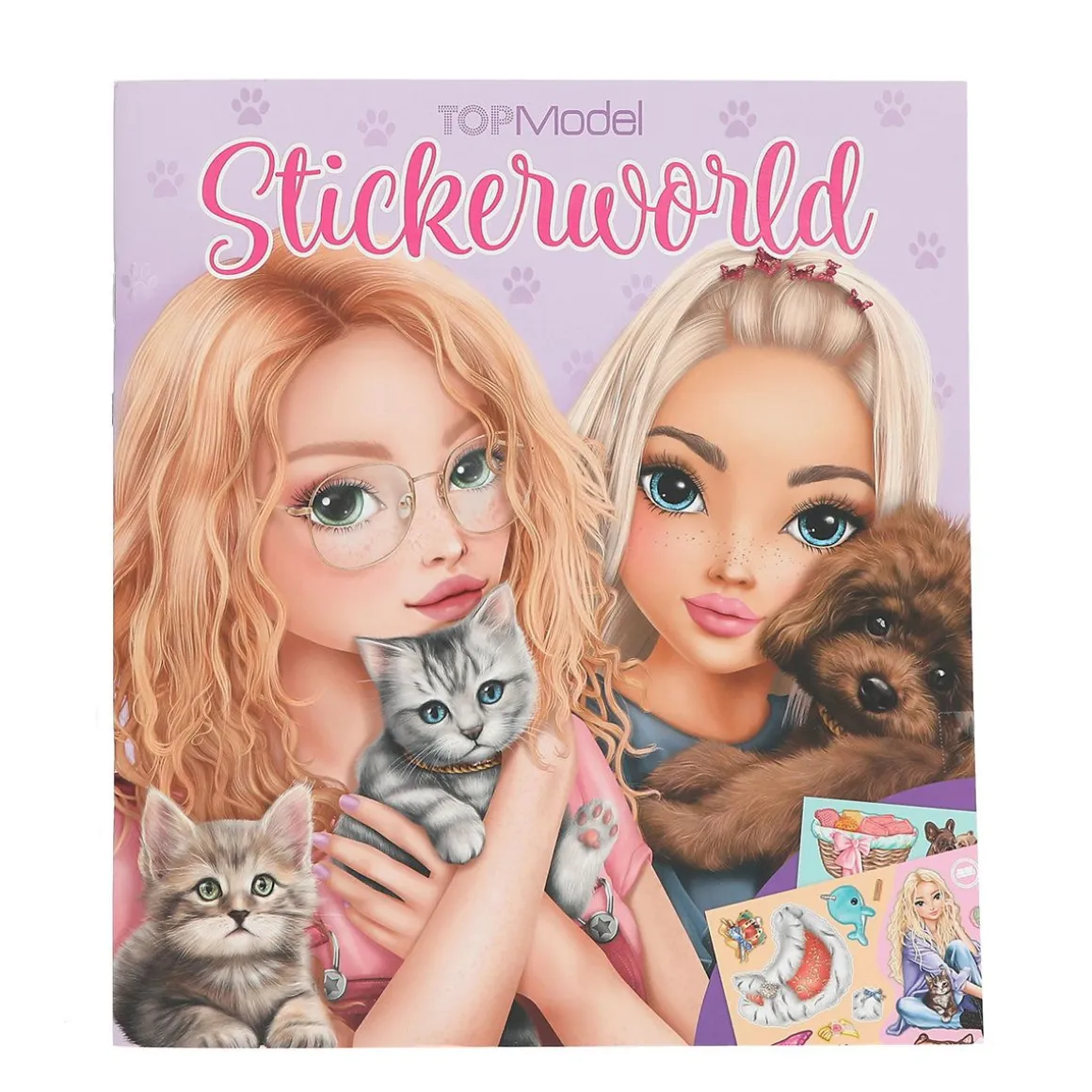 TOPMODEL TOPMODEL STICKERWORLD KITTY AND DOGGY