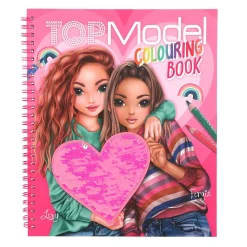 TOPMODEL VÄRITYSKIRJA, PALJETTISYDÄN
