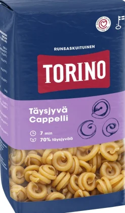 TORINO TÄYSJYVÄ CAPPELLI PASTA 500 500 G