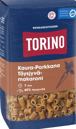 TORINO KAURA-PORKKANA TÄYSJYVÄMAKARONI 380 G