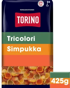 TORINO TRICOLORI SIMPUKKA PASTA 425 G