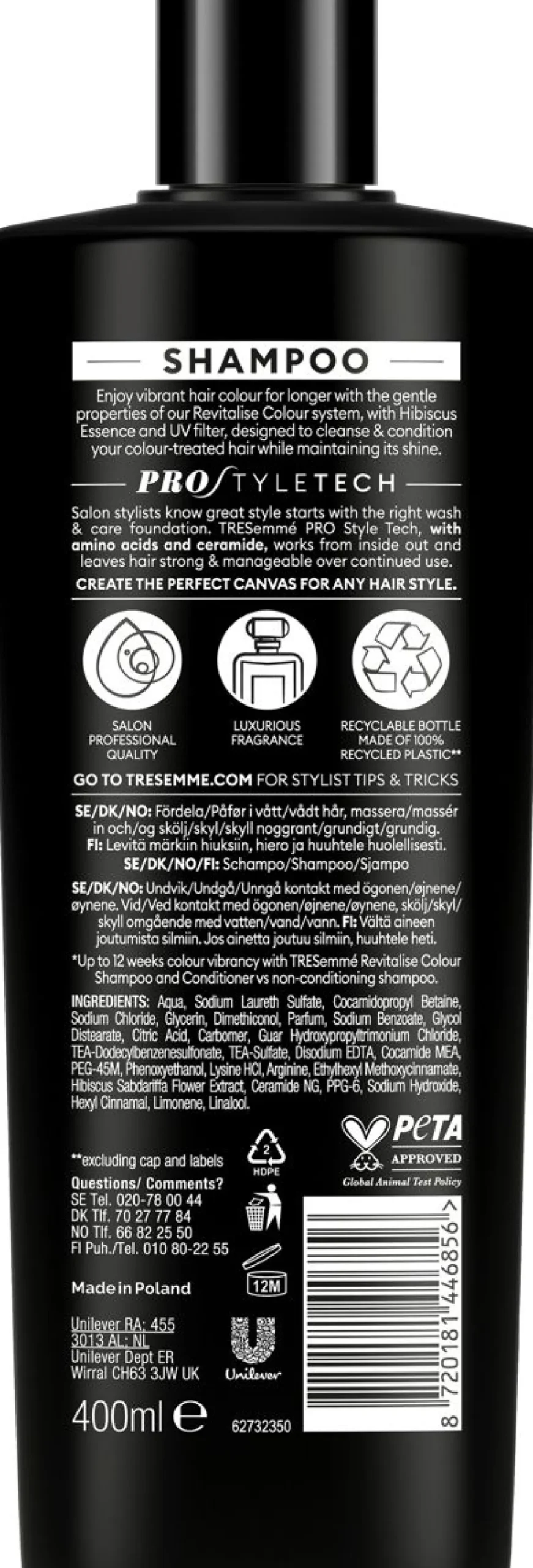 TRESEMMÉ COLOUR REVITALIZE SHAMPOO 400 ML