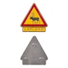 TRIANGLE SHAPED REINDEER METALLIMAGNEETTI