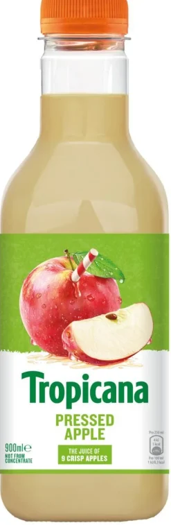 TROPICANA PRESSED APPLE KMP 900 ML