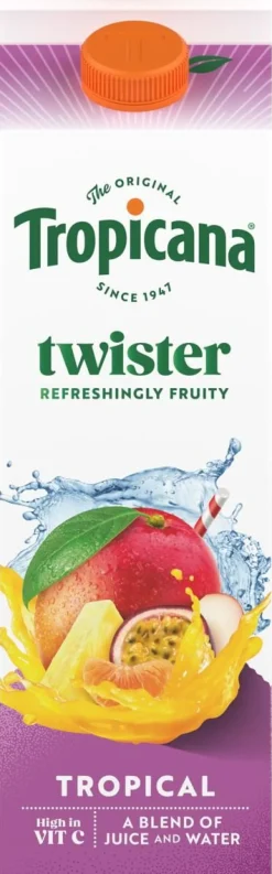 TROPICANA TWISTER MEHUJUOMA TROPICAL 1L