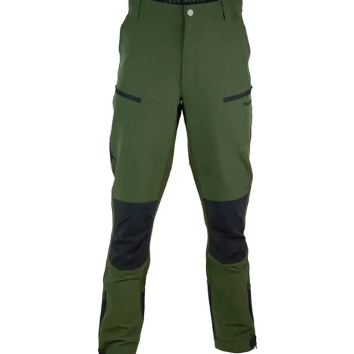 TRUE NORTH MIESTEN TEKNISET SOFTSHELL HOUSUT VIHREÄ L