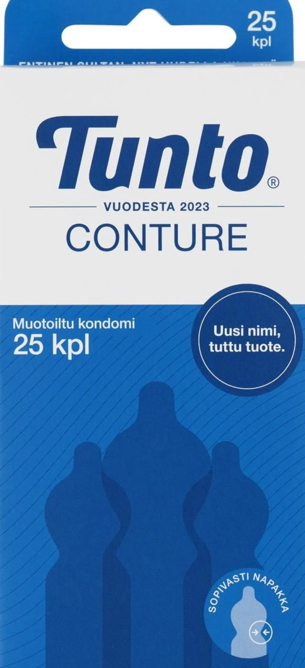 TUNTO CONTURE MUOTOILTU KONDOMI 25 KPL