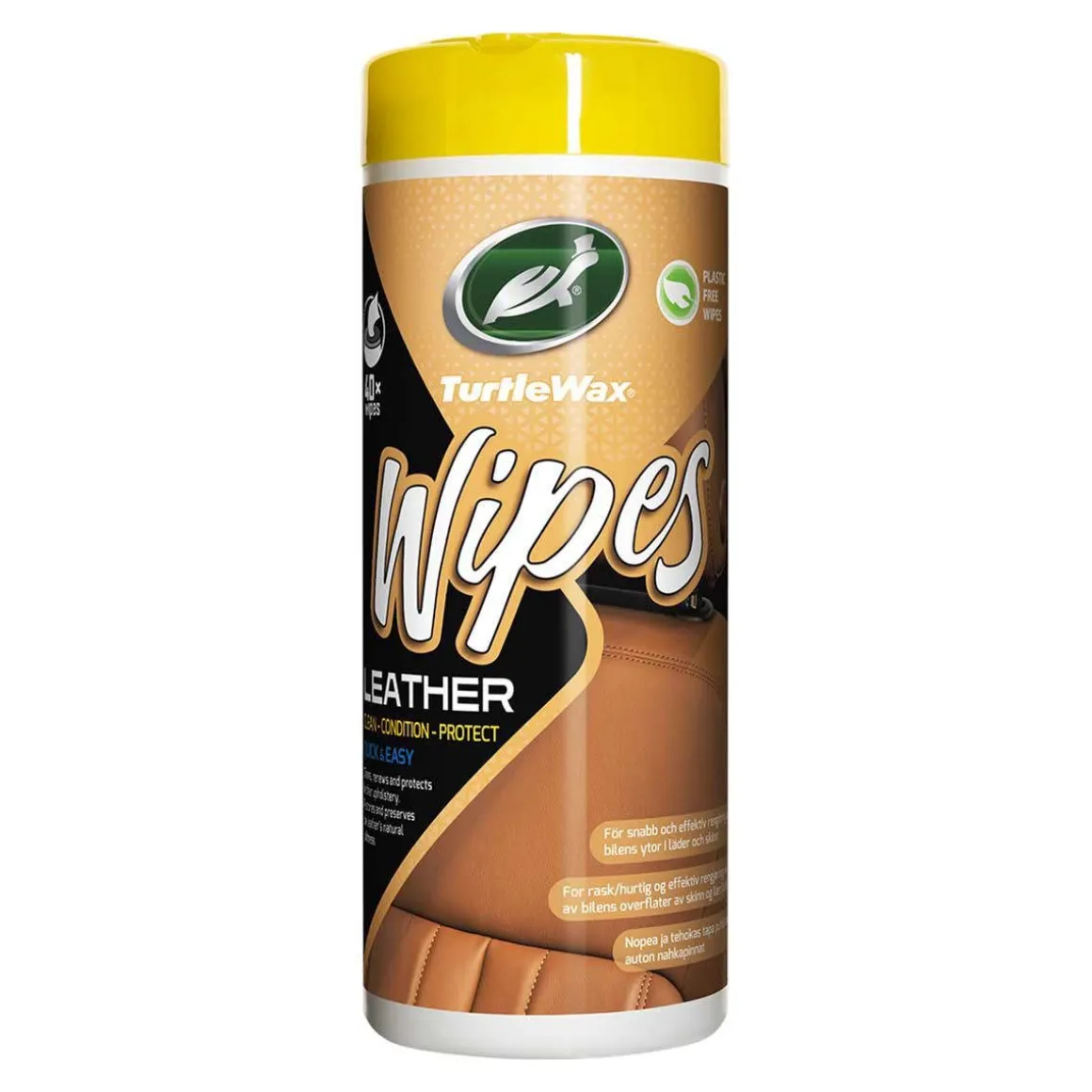 TURTLE WAX PUHDISTUSLIINA NAHKAPINNAT 40 KPL