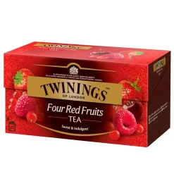TWININGS 4 PUNAISTA HEDELMÄÄ TEE 25PS 50 G