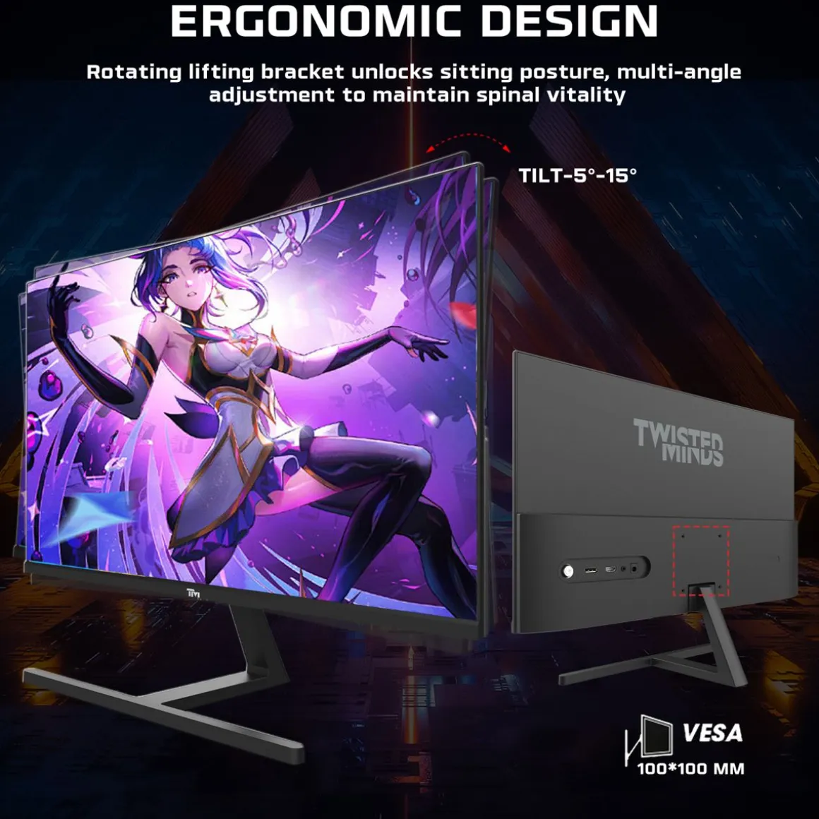 TWISTED MINDS PELINÄYTTÖ 27" FHD 180HZ