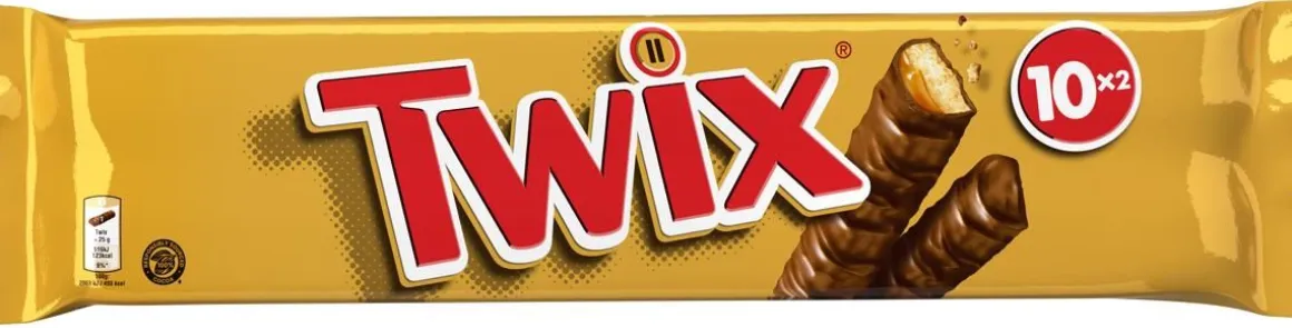 TWIX 10X50G SUKLAAPATUKKA MONIPAKAUS 500 G