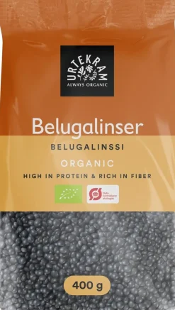 URTEKRAM BELUGALINSSI LUOMU 400 G