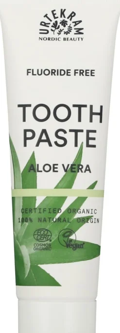 URTEKRAM HAMMASTAHNA ALOE VERA FLUORITON 75 ML